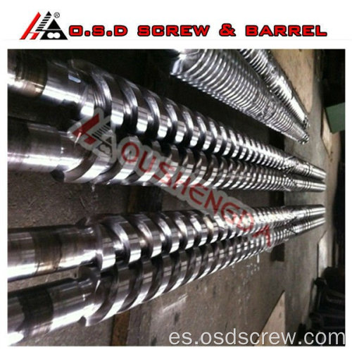 55/110 cilindro cónico de doble tornillo para extrusión de plástico (doble tornillo cónico y cilindro / cilindro para extrusora de tubos / perfiles) OSD